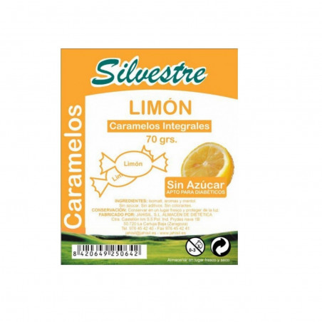 Caramelos limon s/a 70gr silve