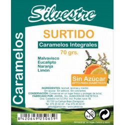 Caramelos surtido s/a 70gr sil
