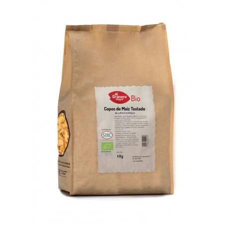 Copos maiz tostados bio 1kg el granero