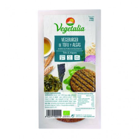 Vegeburguer tofu verdura y alg