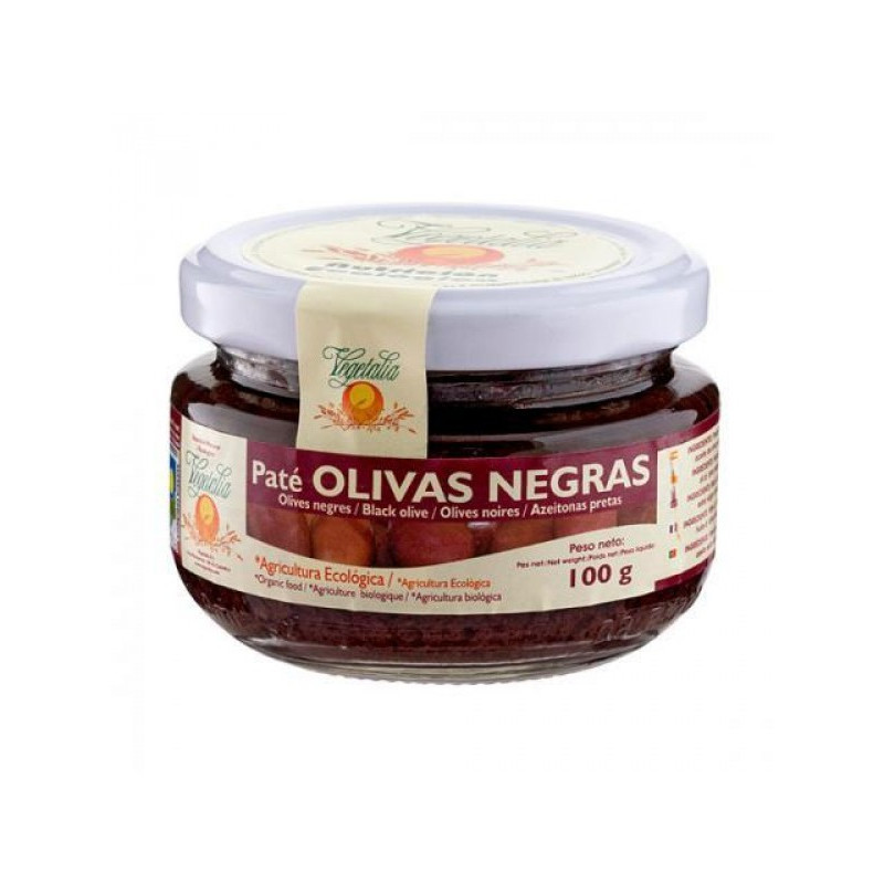 Pate olivas negras 100gr veget