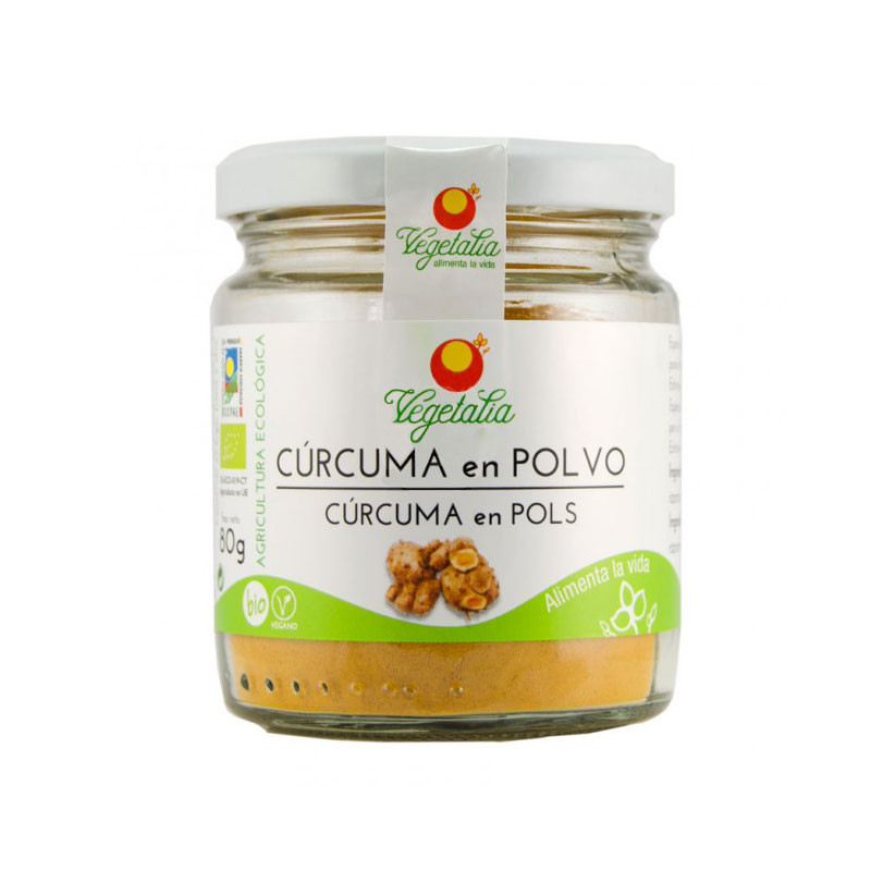Curcuma polvo bio 80gr vgetali