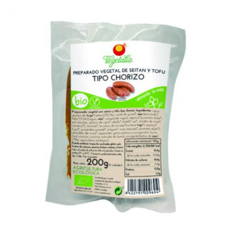 Chorizo tofu y seitan 200gr ve