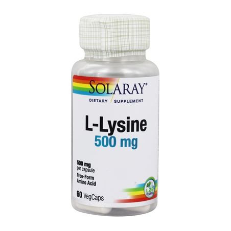 L-lysina 500mg 60c solaray