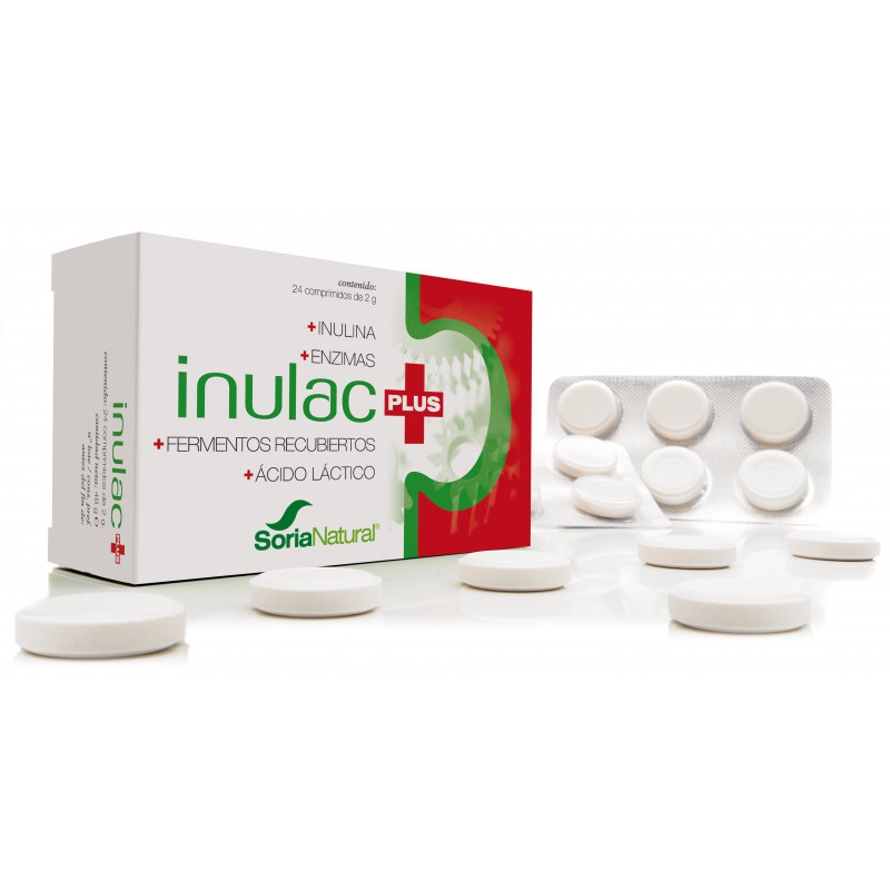 Inulac plus 24 comp masticables soria natural