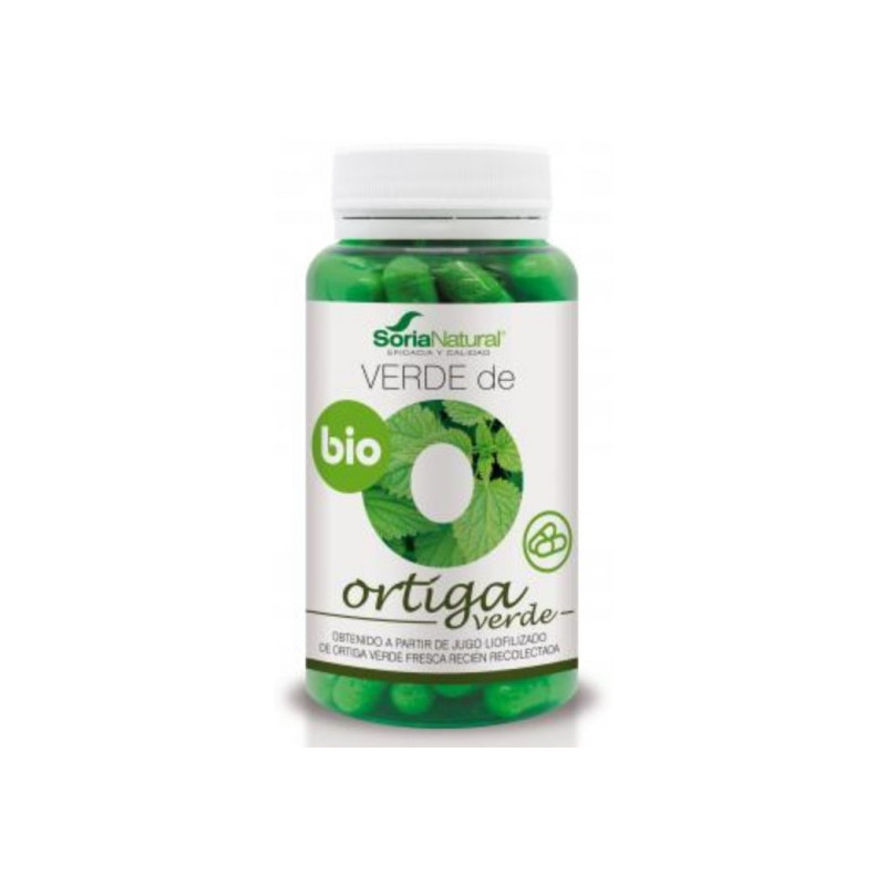 Verde de ortiga bio 80caps. 630mg soria natural