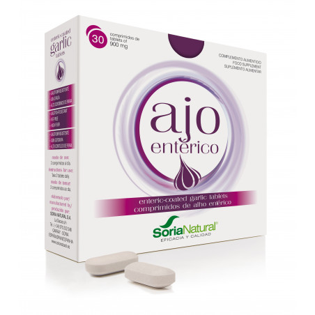 Ajo enterico 30 comp soria natural