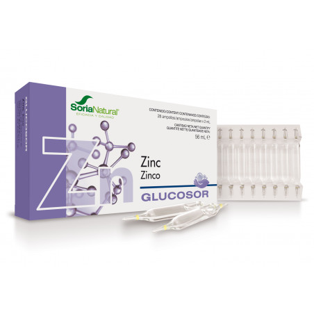 Glucosor zinc 28 ampo s/n