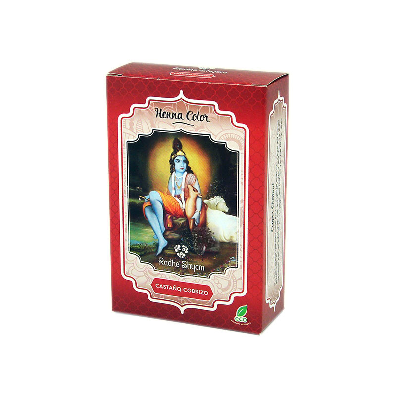 Henna polvo castaño cobrizo