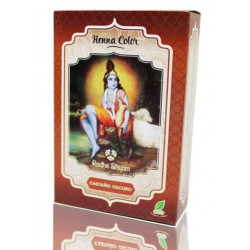 Henna polvo castaño oscuro