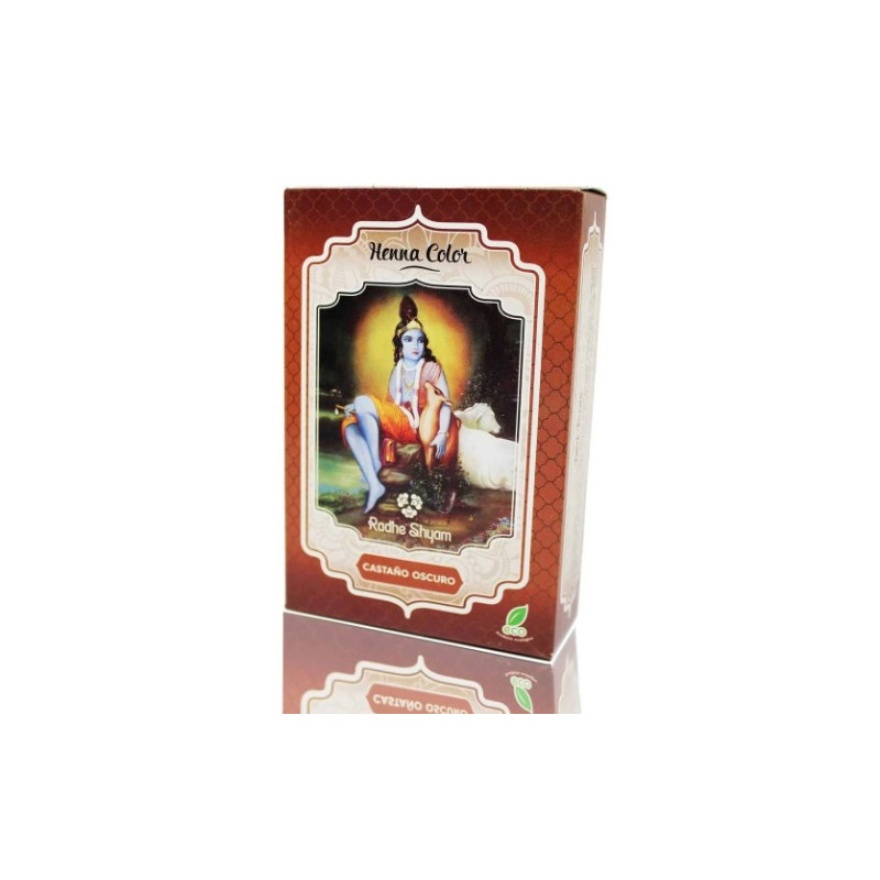 Henna polvo castaño oscuro
