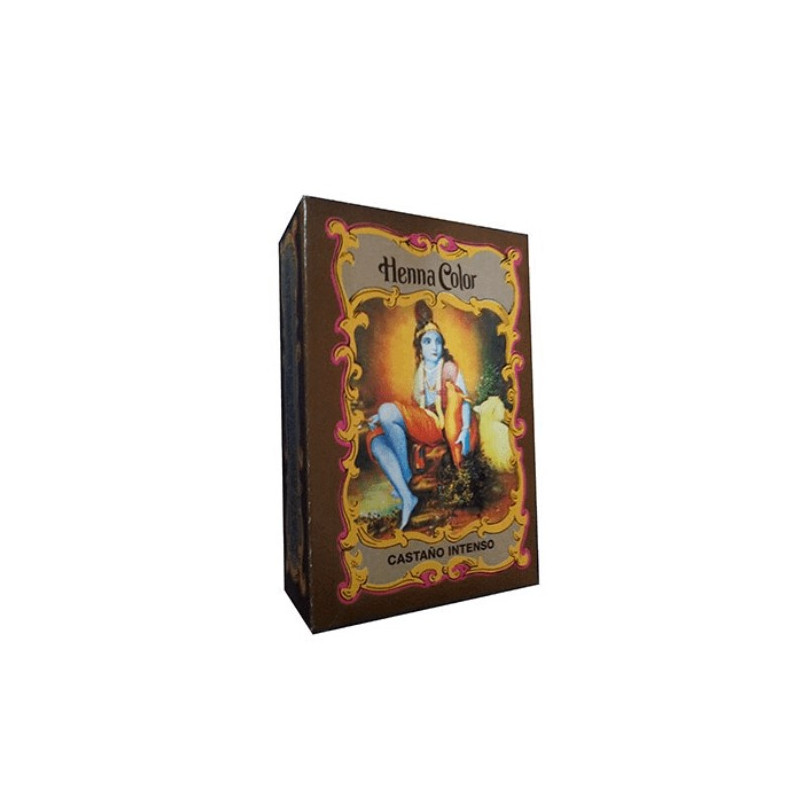 Henna polvo castaño intenso