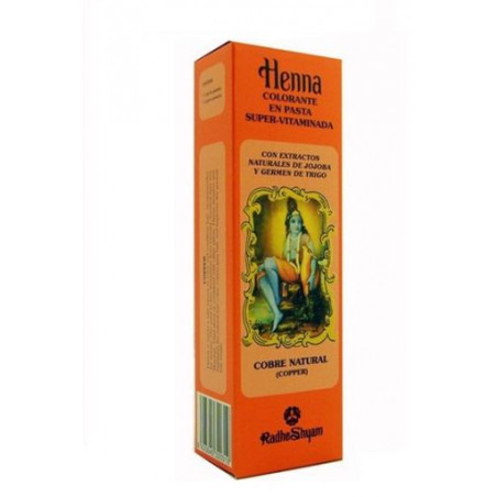 Henna pasta cobre natural