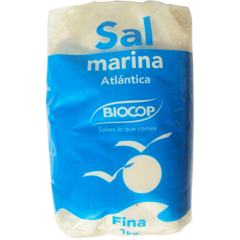 Sal atlantica marina fina 1kg.biocop