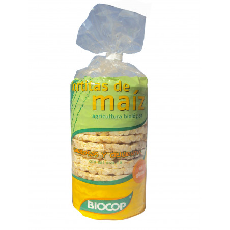 Tortas maiz bio s/g 120gr biocop