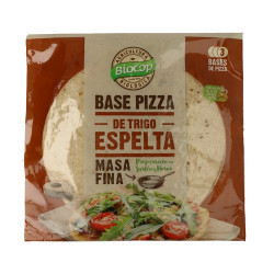 Base pizza masa fina espelta 39gr bio biocop