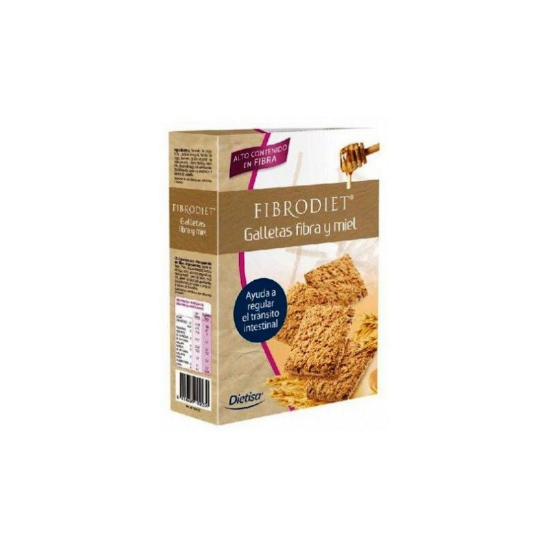 Fibrodiet galletas fibra miel 400g dietisa