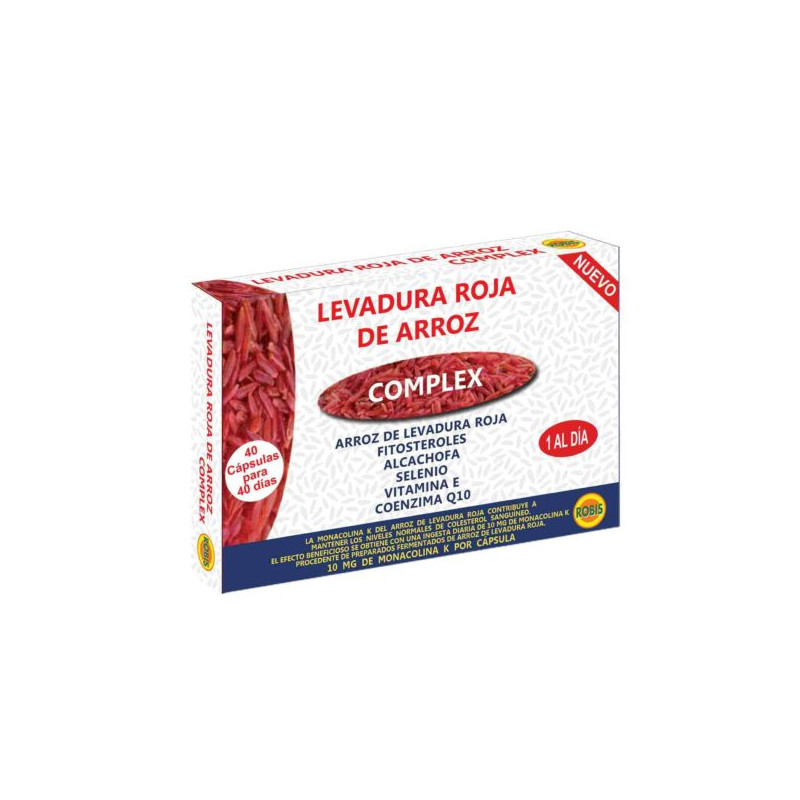 Levadura arroz rojo 40c robis