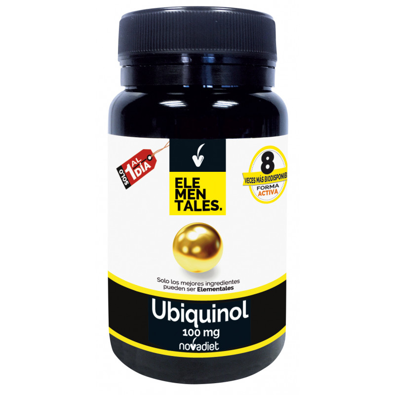 Ubiquinol 100mg 30cap. elementales novadiet