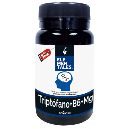 Triptofano+b6+mg 30cap. elementales novadiet