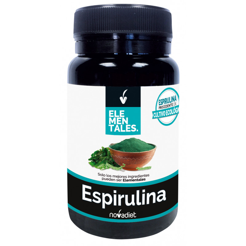 Espirulina 1500mg 60cap. elementales novadiet