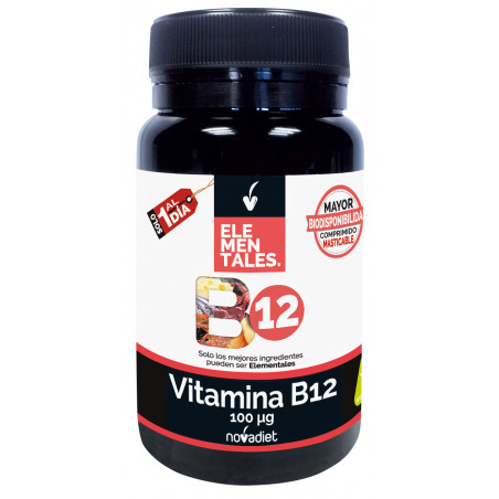 Vitamina b12 100ug 120comp.elementales novadiet