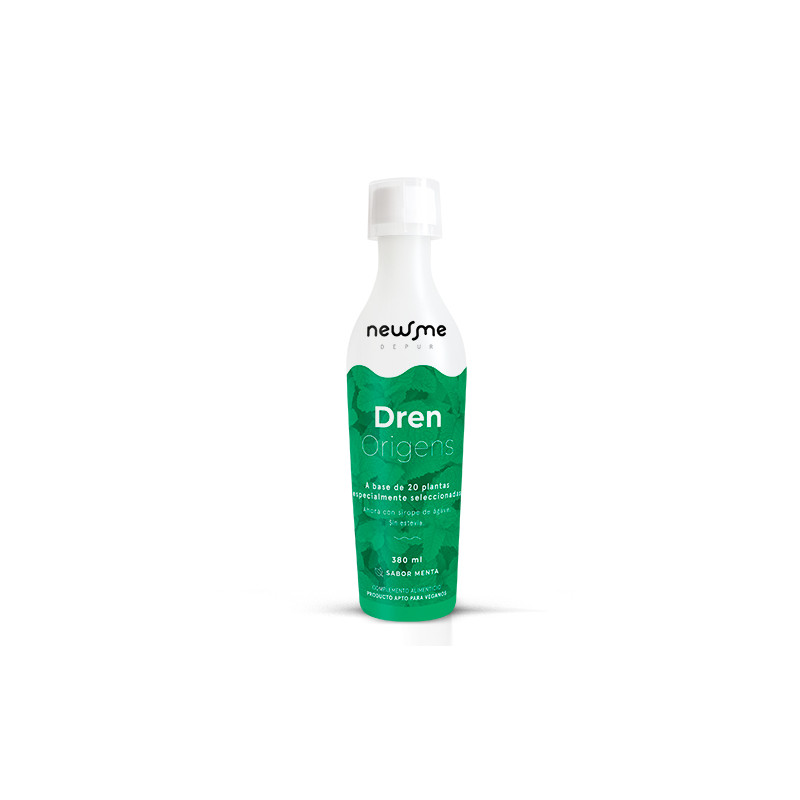 Dren origens 380ml sabor menta herbora